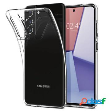 Custodia in TPU Spigen Liquid Crystal per Samsung Galaxy S21