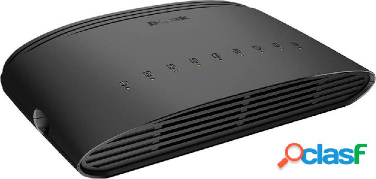 D-Link DGS-1008D Switch di rete 8 Porte 1 GBit/s