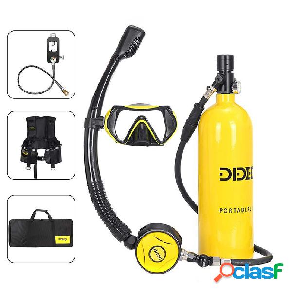 DIDEEP X5000Plus B2 2L Scuba Diving Tank Gear Mini