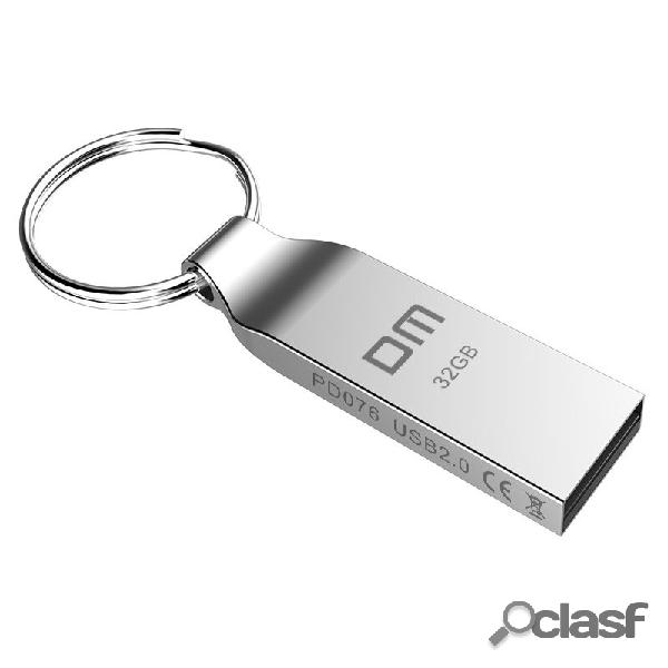 DM PD076 USB Flash Drive U Disk 2.0 Pen Drive Metal Thumb