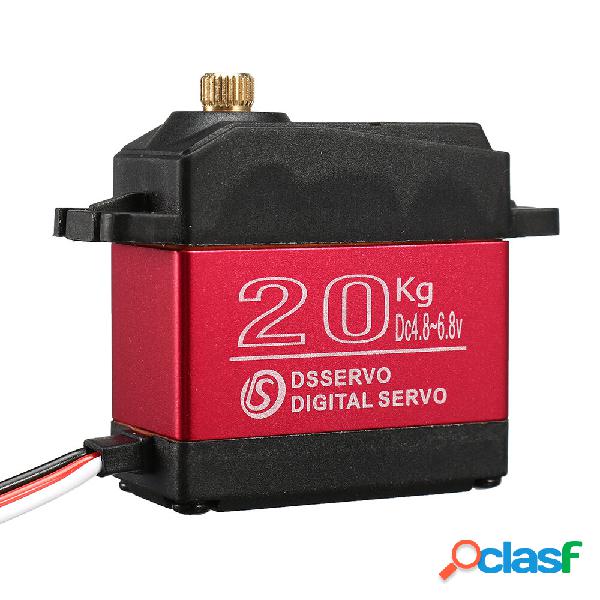 DSSERVO DS3218MG ingranaggio in metallo 20KG impermeabile ad