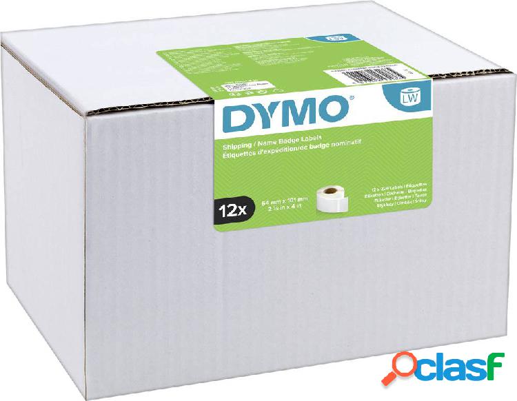 DYMO S0722420 Rotolo di etichette 101 x 54 mm Carta Bianco