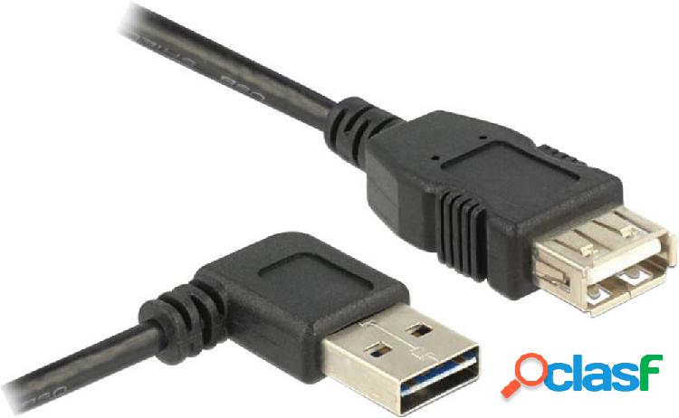 Delock Cavo USB USB 2.0 Spina USB-A, Presa USB-A 2.00 m Nero