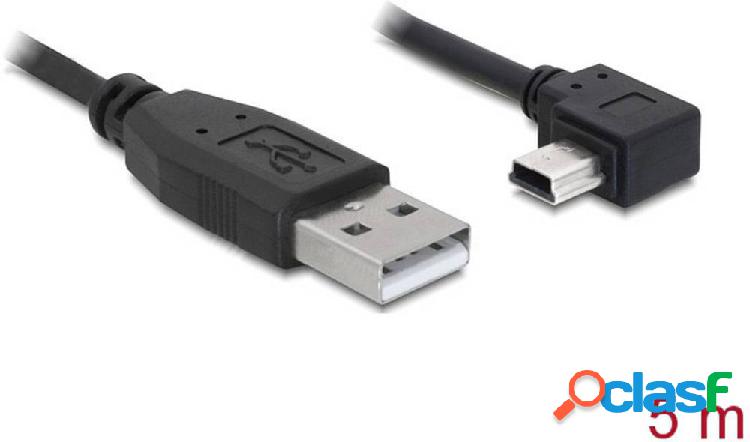 Delock Cavo USB USB 2.0 Spina USB-A, Spina USB-Mini-B 5.00 m