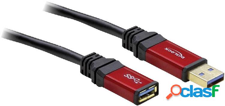 Delock Cavo USB USB 3.2 Gen1 (USB 3.0) Spina USB-A, Presa