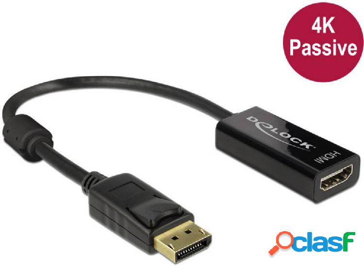 Delock DisplayPort / HDMI Cavo adattatore Spina DisplayPort,
