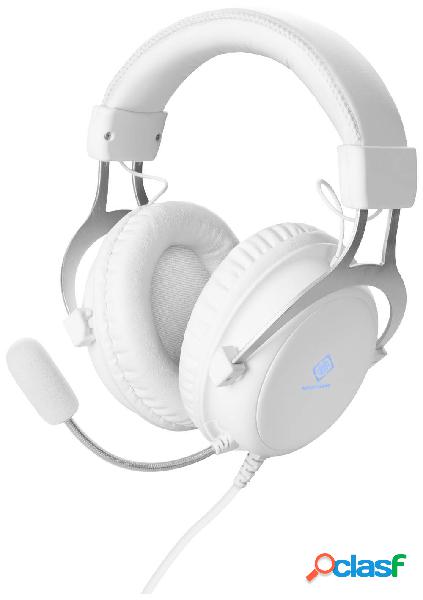Deltaco Gaming GAM-030-W Gaming Cuffie Over Ear Stereo