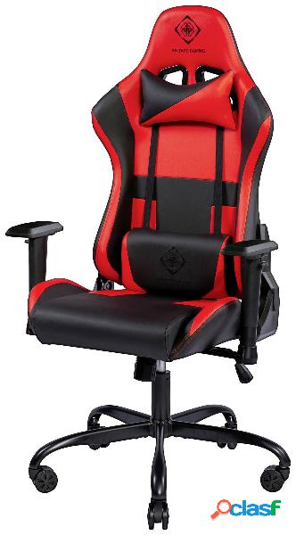 Deltaco Gaming GAM-096-R Sedia da gioco Nero/Rosso