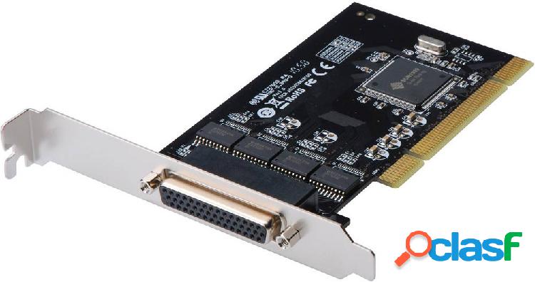 Digitus 4 Porte Scheda a innesto seriale Seriale (9-pin) PCI