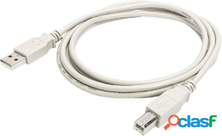 Digitus Cavo USB USB 2.0 Spina USB-A, Spina USB-B 1.80 m