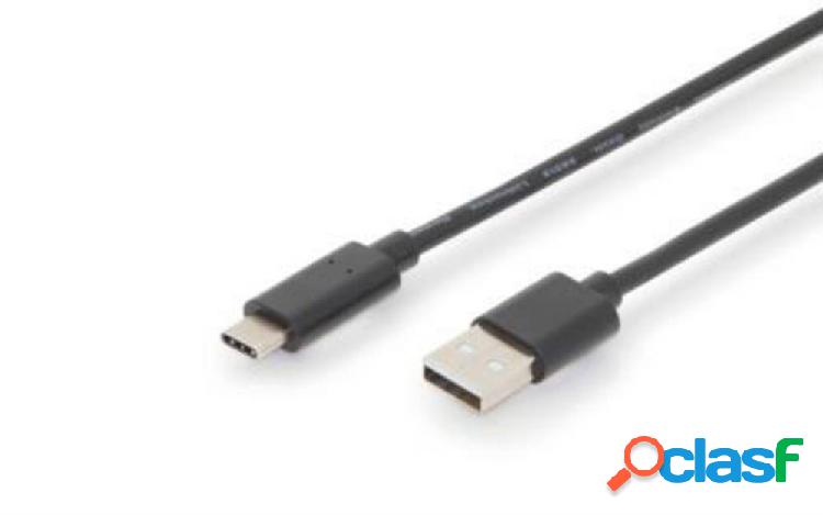 Digitus Cavo USB USB 2.0 Spina USB-C™, Spina USB-A 3.00 m