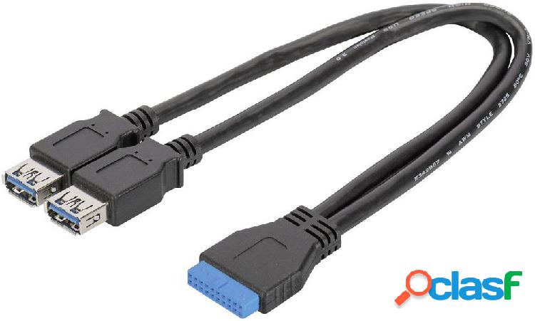 Digitus Cavo USB USB 3.2 Gen1 (USB 3.0) Connettore a