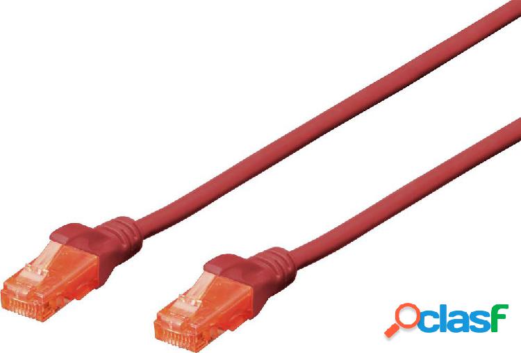 Digitus DK-1617-100/R RJ45 Cavo di rete, cavo patch CAT 6