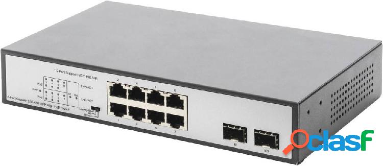 Digitus DN-95140 Switch di rete RJ45/SFP da 19 8+2 porte 10