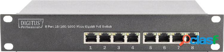 Digitus DN-95317 Switch di rete 8 Porte 10 / 100 / 1000