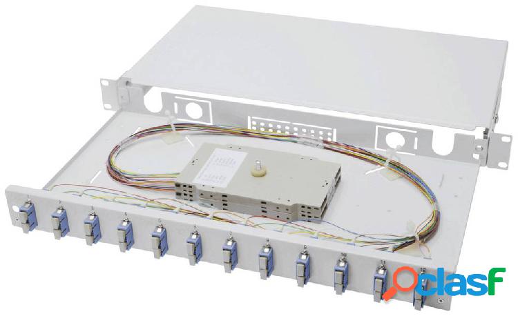 Digitus DN-96321/9 Patchpanel per fibra ottica 12 Porte SC