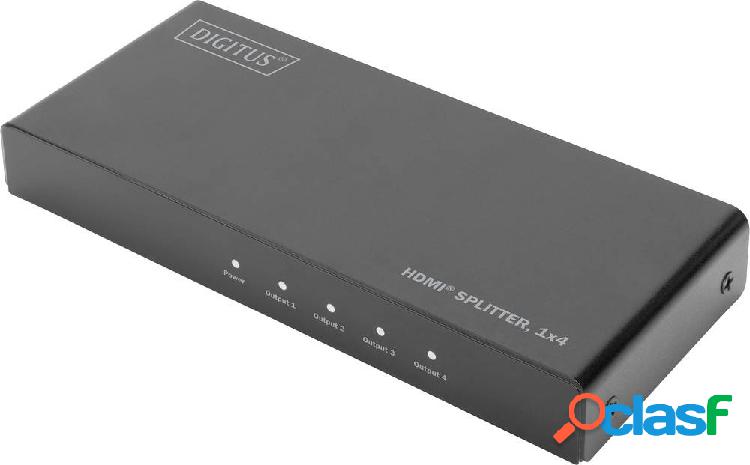 Digitus DS-45325 4 Porte Distributore, splitter HDMI Display