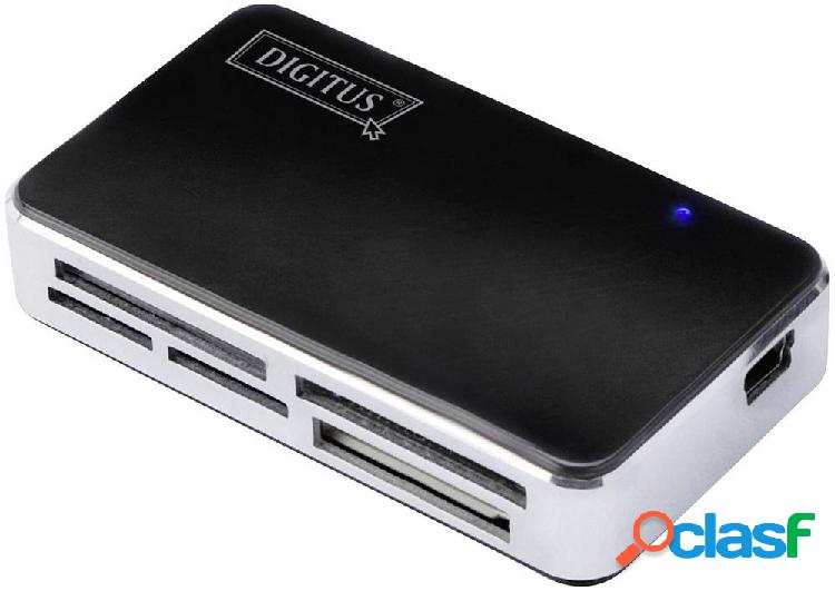 Digitus Lettore schede di memoria esterno USB 2.0 Nero,