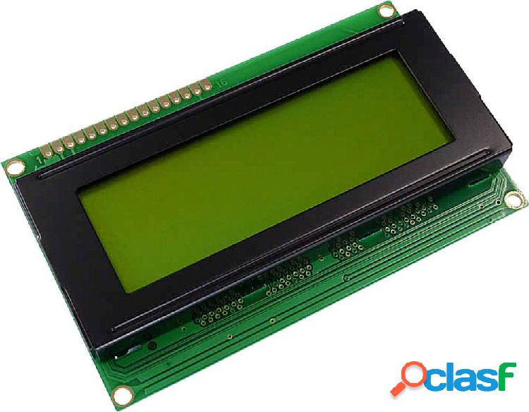 Display Elektronik Display LC Giallo-Verde 20 x 4 Pixel (L x
