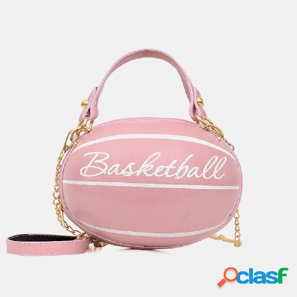 Donne Basket Calcio Catene Borsa Crossbody Borsa