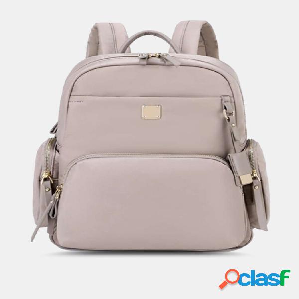 Donne Casual Multifunzione Grande Capacità Nylon Zaino