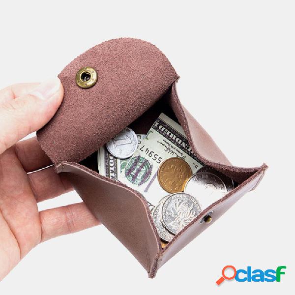 Donne Vera Pelle Mini moneta retrò Borsa Piccolo