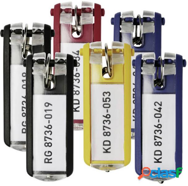 Durable Portachiavi 194927 KEY CLIP Multicolore 24 pz.