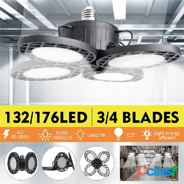 E27 132/176 LED Garage Light Deformabile 3/4 Blades Pannelli