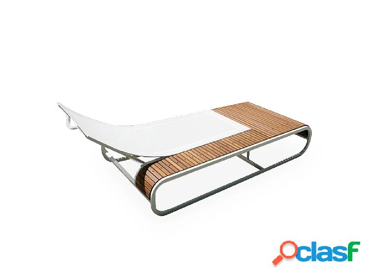 EGO Paris Tandem Lettino Prendisole - Teak