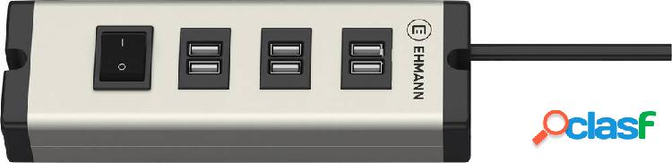 Ehmann USB Multilader 6-Port 6,3 A 0601x09032033 Stazione di