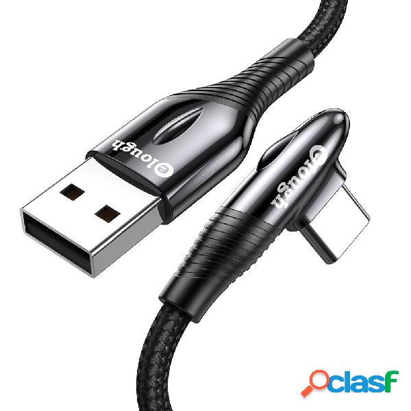 Elough 90° Gomito USB-C/Apple Port a USB-A Cavo di Ricarica