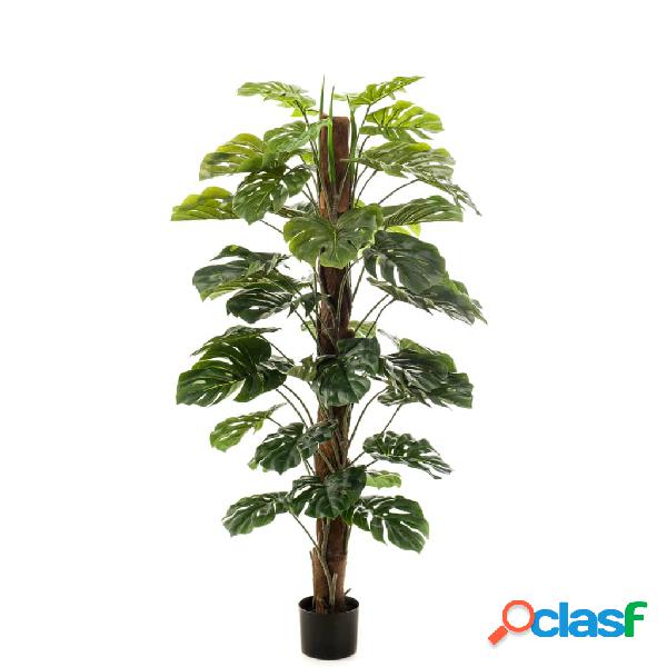 Emerald Monstera Artificiale con Palo 150 cm