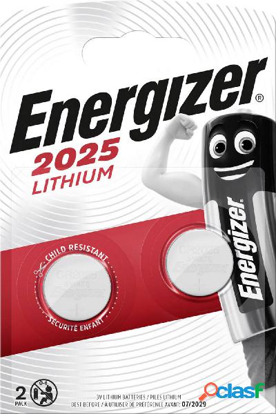 Energizer CR2025 Batteria a bottone CR 2025 Litio 163 mAh 3