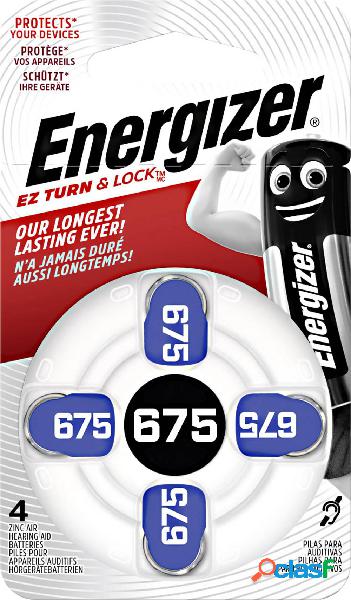 Energizer Hearing Aid PR44 Batteria a bottone ZA 675