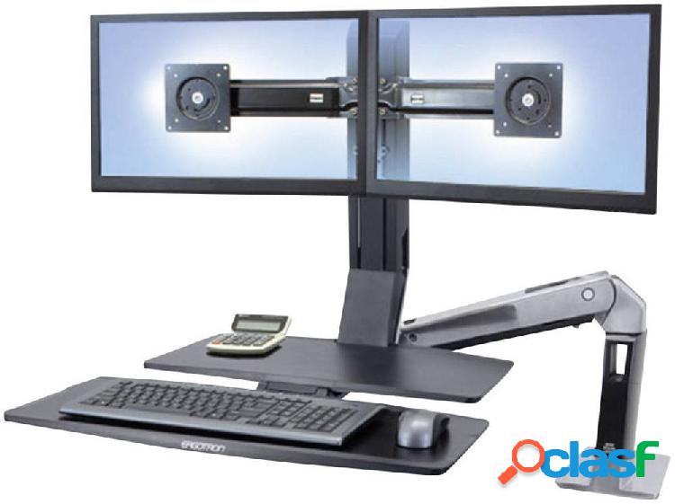 Ergotron WorkFit-A 2 vie Supporto da tavolo per monitor 25,4