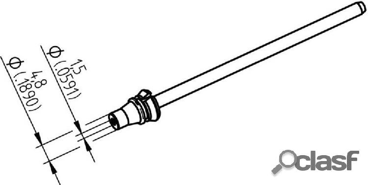 Ersa 0742ED1548H/SB Punta dissaldante Conica Lunghezza punte