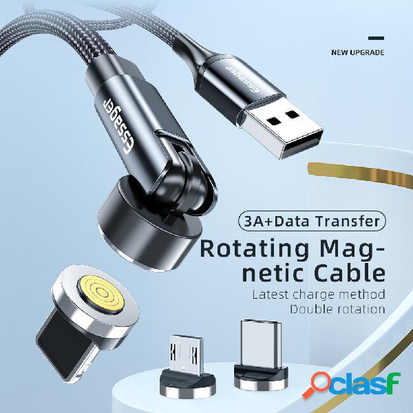 Essager 540 Rotate Magnetic Data Cable 3A USB Type-C Linea