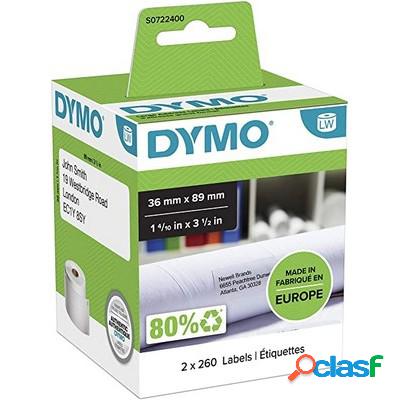 Etichette adesive per etichettatrice Dymo S0722400A 99012 LW
