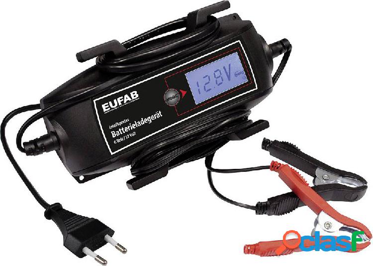 Eufab 16616 Caricatore automatico 6 V, 12 V 2 A 2 A, 4 A