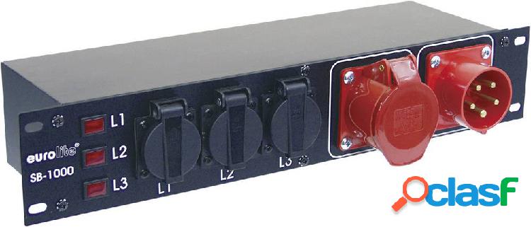 Eurolite SB-1000 Distributore di corrente da 19 9 scomparti