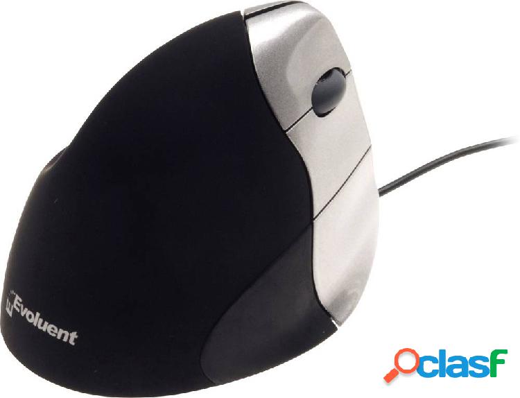 Evoluent VerticalMouse 3 Mouse ergonomico USB Ottico Nero,