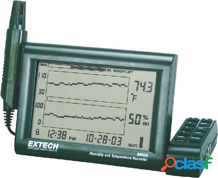 Extech RH520A-220 Igrometro 10 % ur 95 % ur Indicatore punto