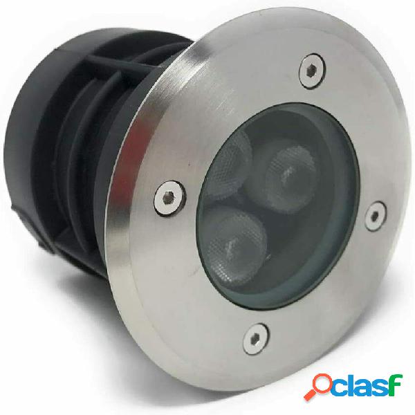 FARETTO CALPESTABILE INCASSO SEGNAPASSO LED 3 W LUCE 6500K