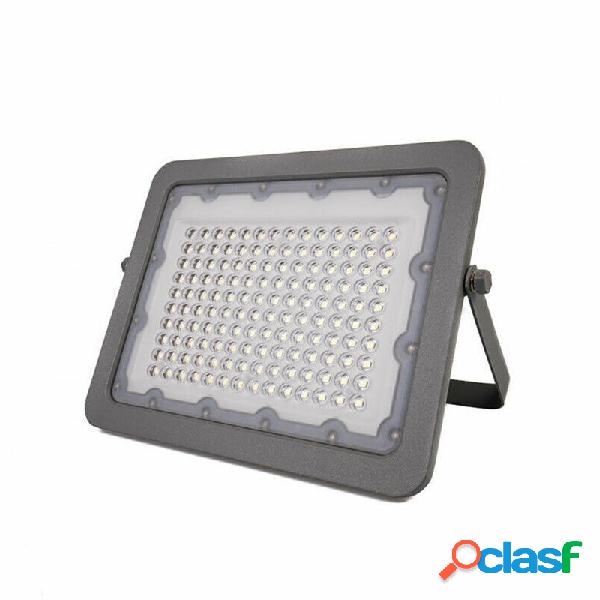 FARO LED 100W ULTRA SLIM ESTERNO GRIGIO IP65 LUCE 6500K