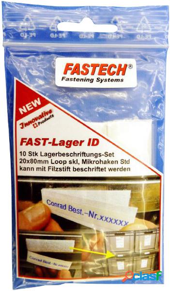 FASTECH® 610-010-Bag Etichette a strappo da incollare