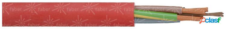Faber Kabel 030710 Cavo per cablaggi SiHF-J 4 x 0.75 mm²