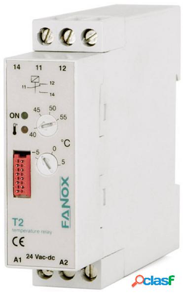 Fanox Relè di monitoraggio 24 V/DC, 24 V/AC 1 scambio 1 pz.