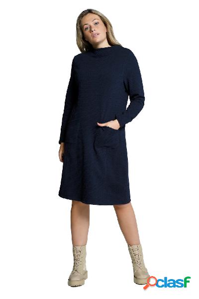 Felpa con dolcevita, Donna, Blu, Taglia: 64/66, Cotone, Ulla