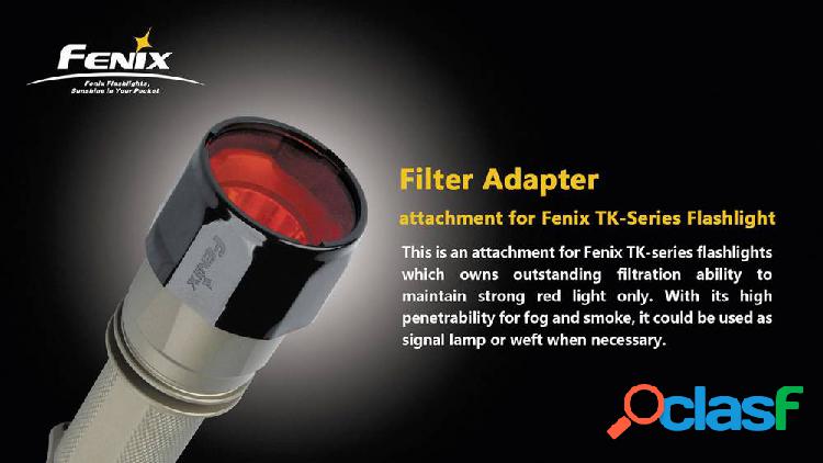 Fenix Light FENAD302R Filtro colore TK10, TK11, TK12, TK15 -