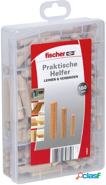 Fischer 548597 Pratico kit tasselli in legno per aiutanti